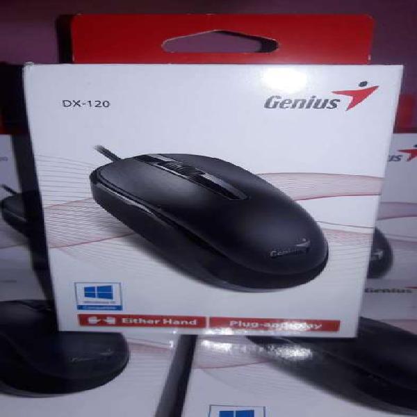 Mouse Geniux DX 110, 120, con cable. No inalámbrico
