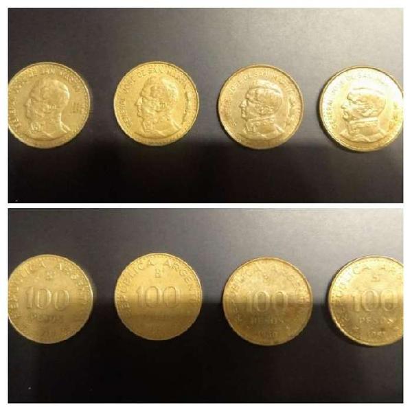 Pesos Ley 18188. Moneda de 100 pesos emisión 1978 a 1981 -