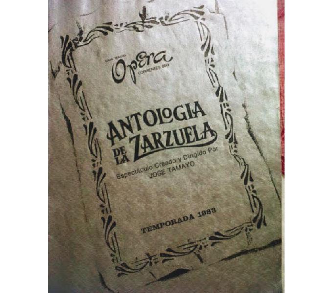 Programa Antología de la Zarzuela