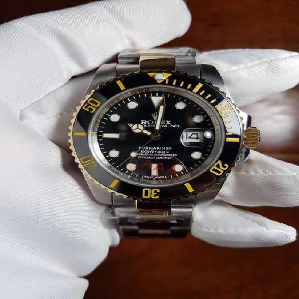 Reloj Rolex Submariner Date 40 mm Combinado Esfera negra