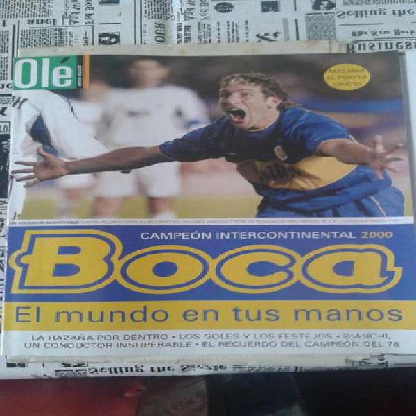 Revista Ole Boca Vs Real Madrid Campeón Del Mundo!!