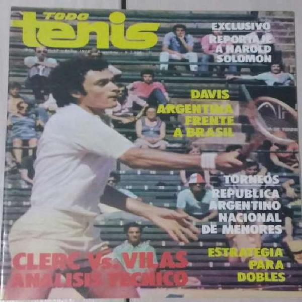 Revista Todo Tenis Año I I Num.17 Enero 1979 J.L.Clerc