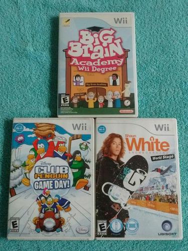 Set 3 Juegos Nintendo Wii Originales [Oferta]