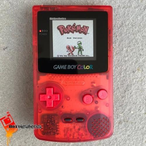 Game Boy Color Rojo Transparente Y Azul Transparente, 4000$