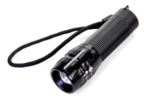 Linterna Tactica Metalica 1600 Lumens Zoom 2000x Led Cree Q5