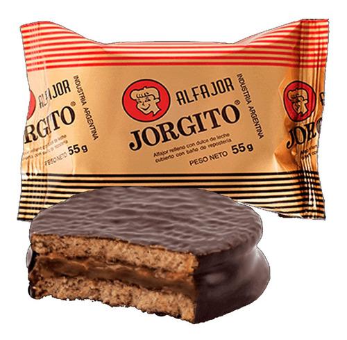 Alfajor Jorgito Chocolate Dulce De Leche Choco 55g Caja X24