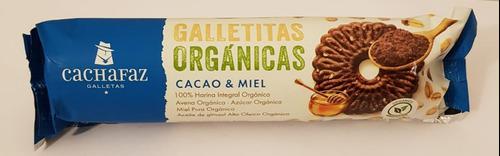Galletas Cachafaz Organicas Cacao Y Miel - La Golosineria