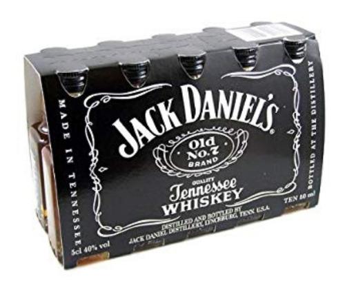 Jack Daniels Old Miniatura 50ml X 10 Unidades
