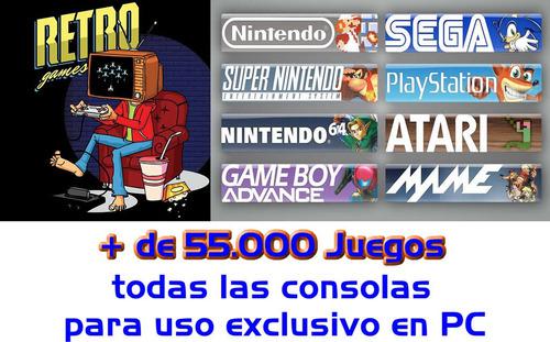 Pack Emuladores Mas De 50.000 Juegos Nes Family Mame Sega
