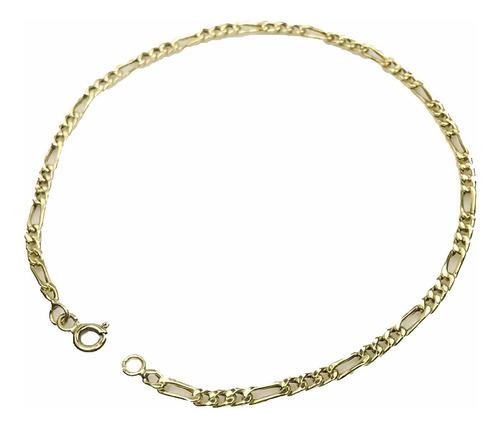 Pulsera Oro 18k 1,6 Grs Modelo 3 Y 1 Hombre Mujer 20 O 22 Cm