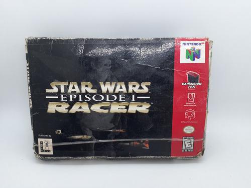 Star Wars Racer Nintendo 64 N64 C Caja Y Folletos _la Retro!