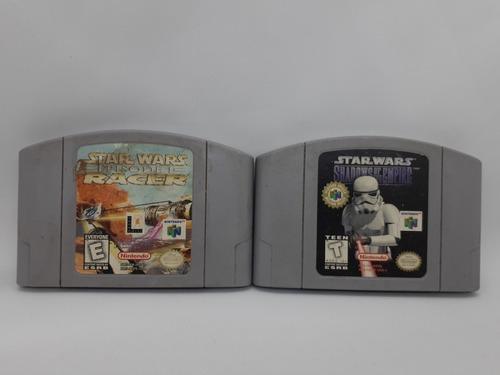 Star Wars Racer + St Wars Shadow Of The Empir N64 _la Retro!