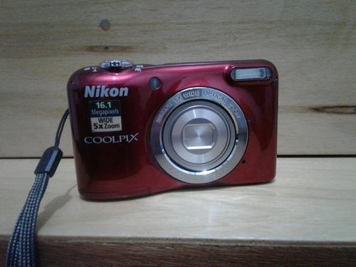 Camara Digital Nikon Coolpix L29. Memoria Sd.como Nueva