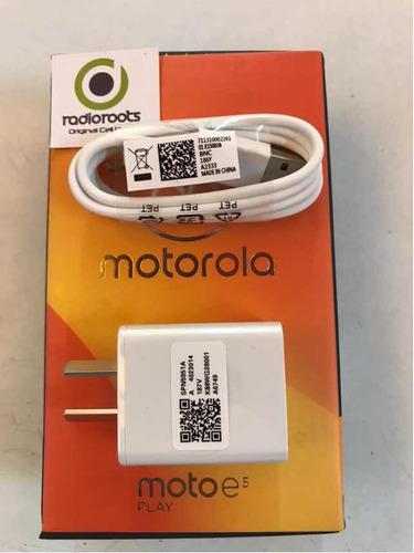 Cargador Moto E5 Play Motorola Original 1a Micro Usb Nuevo
