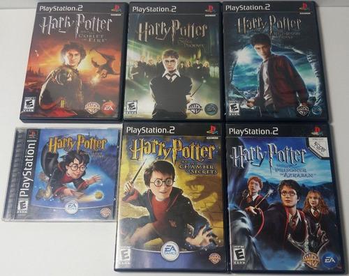 Harry Potter Ps2 Saga Completa 7 Juegos En Español Físicos