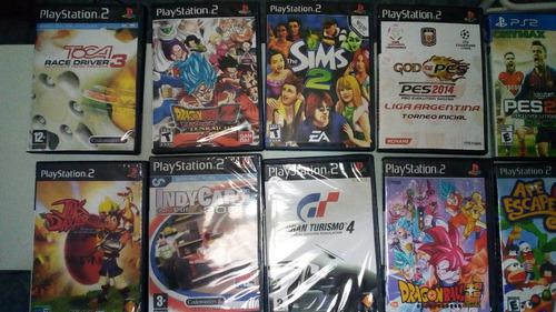 Lote Juegos Playstation 2 Combo X 10 Unid