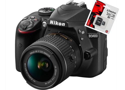 Nikon D3400 3400 Kit 18-55 En Stock!!!!!