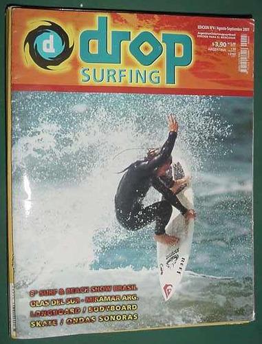 Revista Surf Drop Surfing 9/01 Miramar Longboard Bodyboard