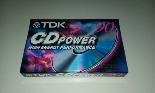 10 Cassettes Tdk Cd Power (cromo)