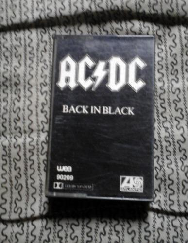 Ac/dc - Back In Black - Cassette Nacional 1era Edición
