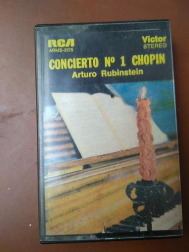 Concierto Nro 1 Chopin Rubinstein Cassette