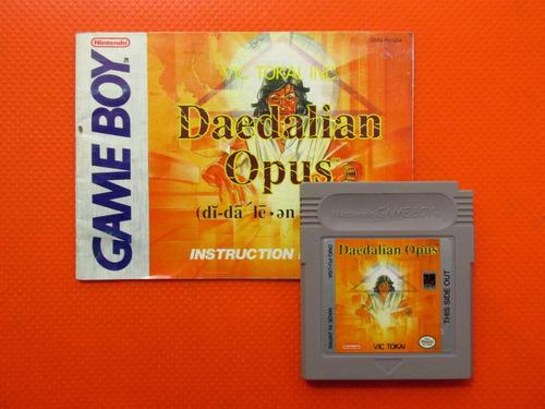 Daedalian Opus Original Para Nintendo Game Boy