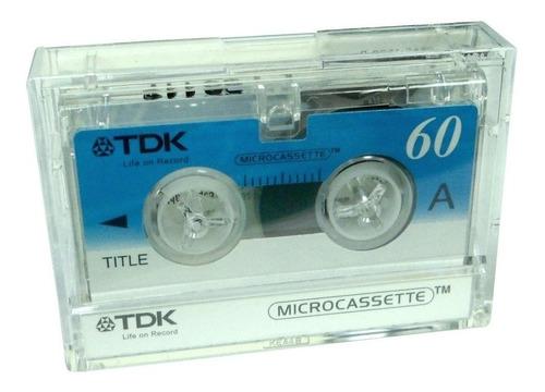 Microcassette Microcasete Tdk 60 Para Contestador Grabador