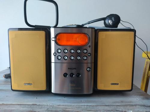 Mini Componente Philips (cassette, Cd, Radio, Entrada Aux)