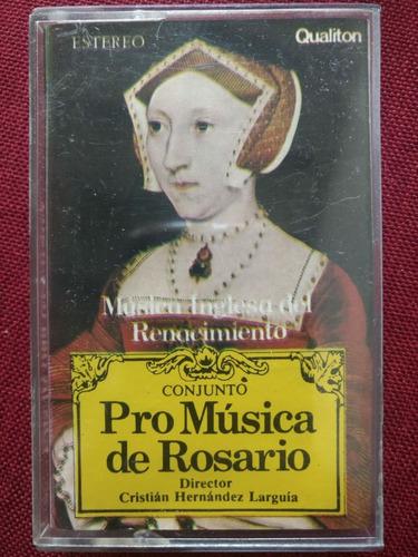 Pro Musica Musica Inglesa Del Renacimiento Cassette