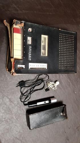 Radio Grabador A Cassette Ranser - Vintage