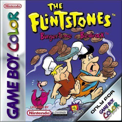 The Flinstones Burger Time In Bedrock Nintendo Gameboy Color