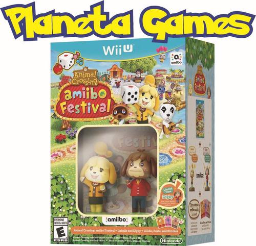 Animal Crossing Amiibo Festival Nintendo Wii U Caja Cerrada