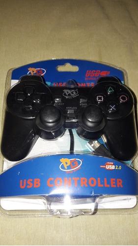 Control Pg Joystick Para Pc Tipo Play2 Usb Nuevo En Blister