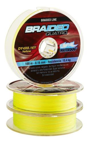 Multifilamento Waterdog Braided 0.40mm 45.6kg 100 Metros