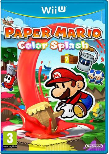 Paper Mario Color Splash Nuevo Fisico Sellado Nintendo Wii U