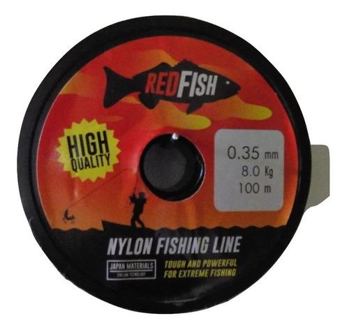 Tanza Nylon 0,35 Mm Red Fish