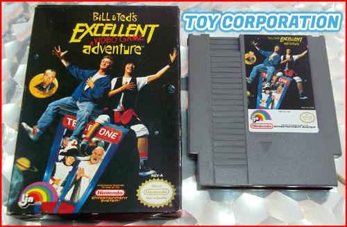 Bill & Ted's Excellent Videogame Adventure Nes C/ Caja Keanu