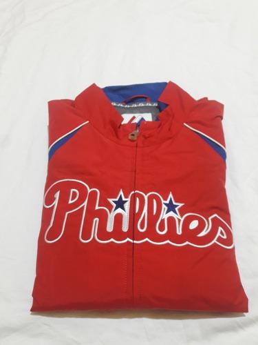 Campera Mlb Majestic Impermeable (Phillies) Talle M