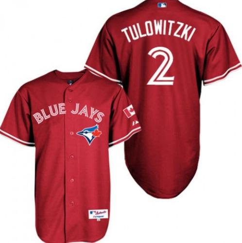 Casaca Baseball Toronto Blue Jays Mlb #2 Tulowitzki Talle M