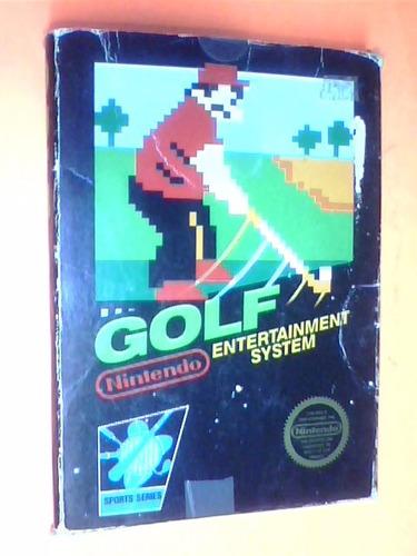 Golf - Nes Original - Completo Con Caja Y Manual