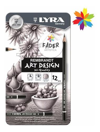 Lapiz Grafito Lyra Rembrandt Art-design X 12 Barrio Norte