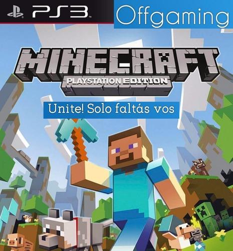 Minecraft Ps3 - Original - Jugas Hoy Español Completo!