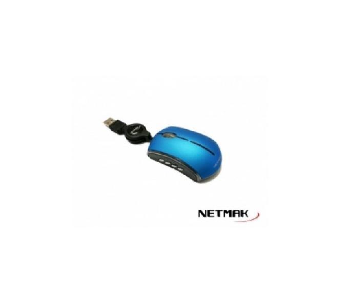 Mini Mouse Retractil Sharknet Jungle 1200dpi