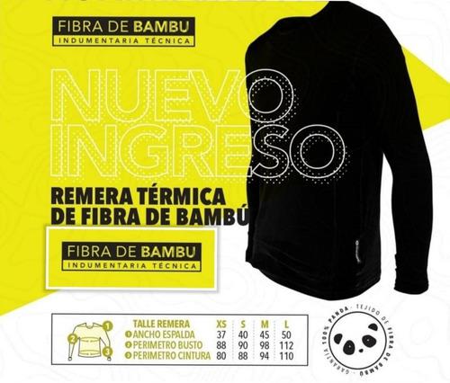 Remera Térmica Bambú Noaf Primera Piel Running No Salomon