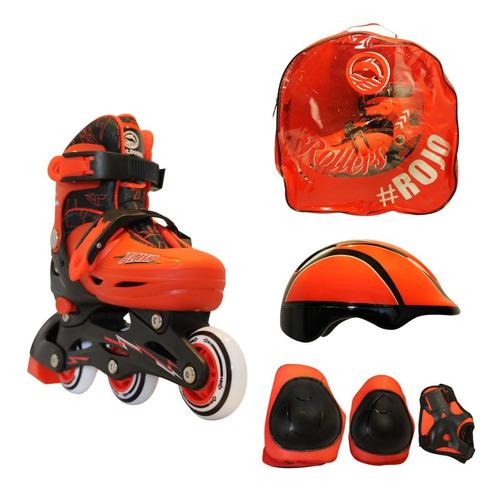 Roller Extensibles Bolso Casco Protecciones Patin Dolphin 3