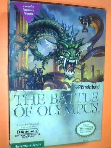 The Battle Of Olympus - Nintendo Nes Completo Caja Y Manual