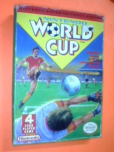 World Cup - Nintendo Nes Original Completo Con Caja Y Manual