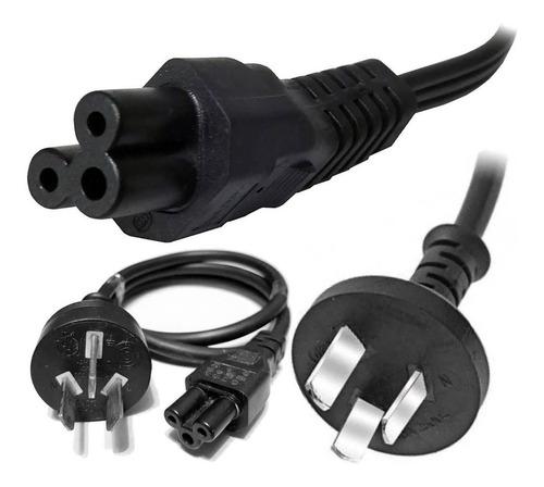 Cable Power Trebol Mickey Para Cargador De Notebook Netbook