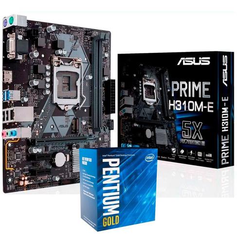 Combo Actualización Intel Pentium G5400 Asus H310m-e Prime
