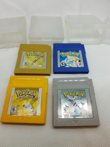 Cuatro Juegos De Nintendo Game Boy Pokémon